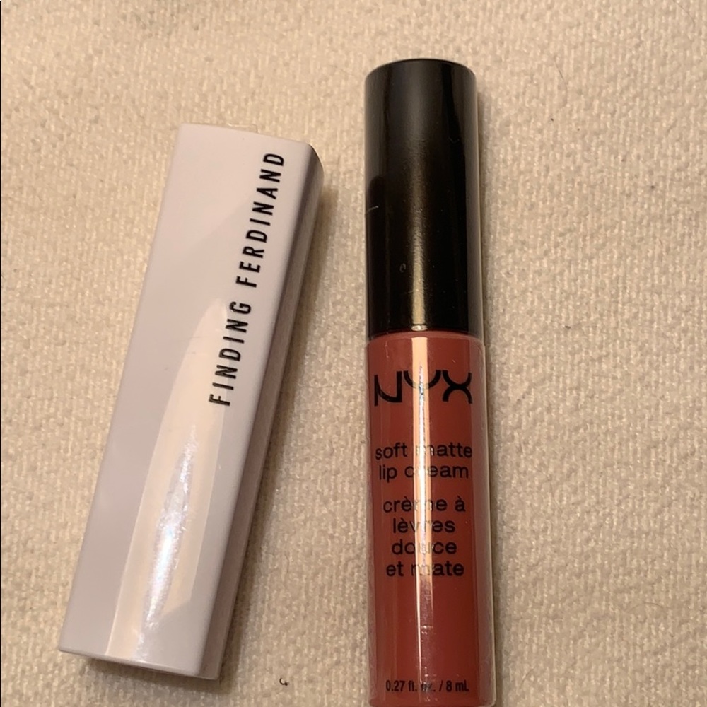 Finding Ferdinand lip stick & NYX LIP CREAM
